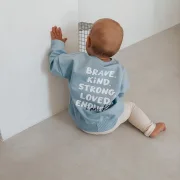 Oversize Sweater - Brave, Kind, Strong