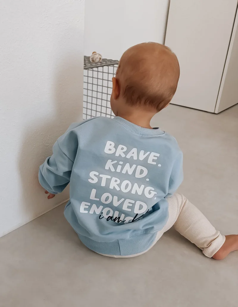 Oversize Sweater - Brave, Kind, Strong