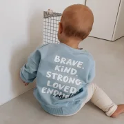 Oversize Sweater - Brave, Kind, Strong