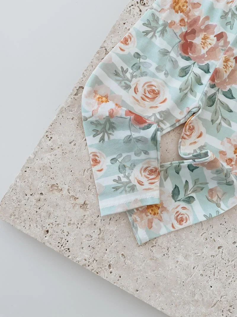 Leggins Flower Stripes