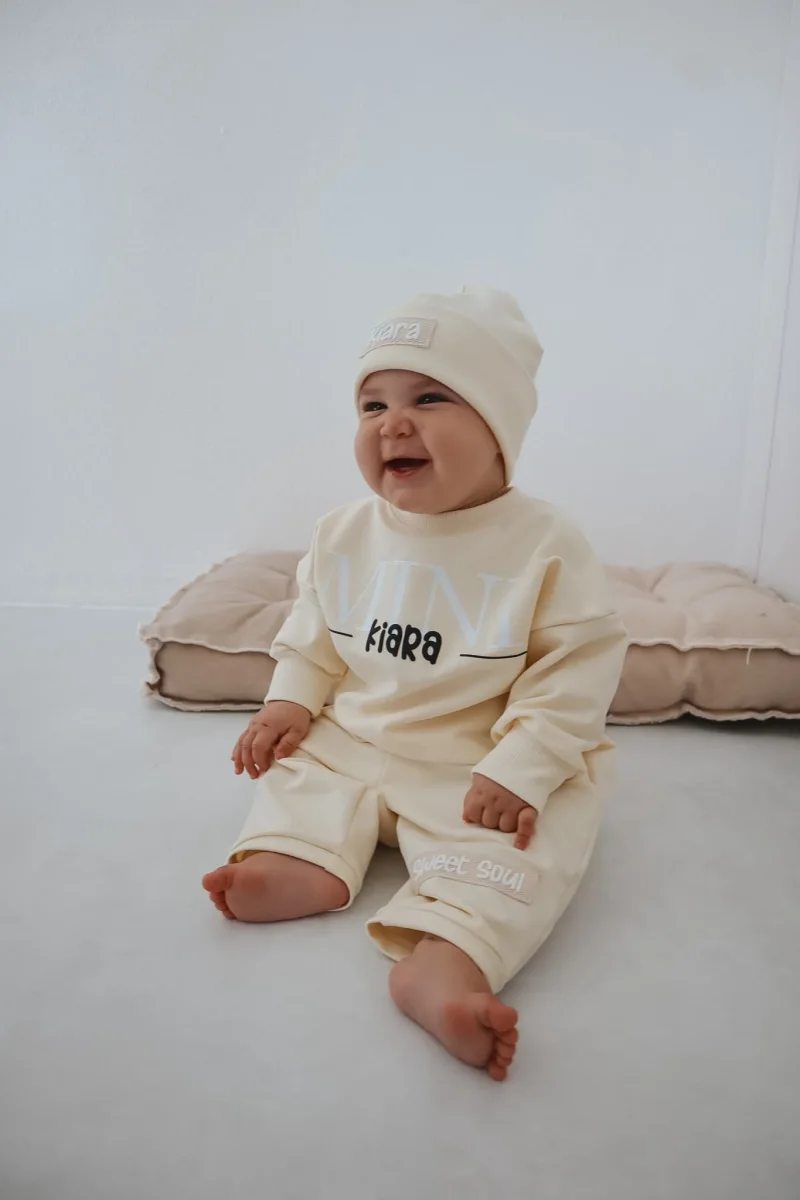 Oversize Sweater MiniMe - Personalisiert Butter Yellow