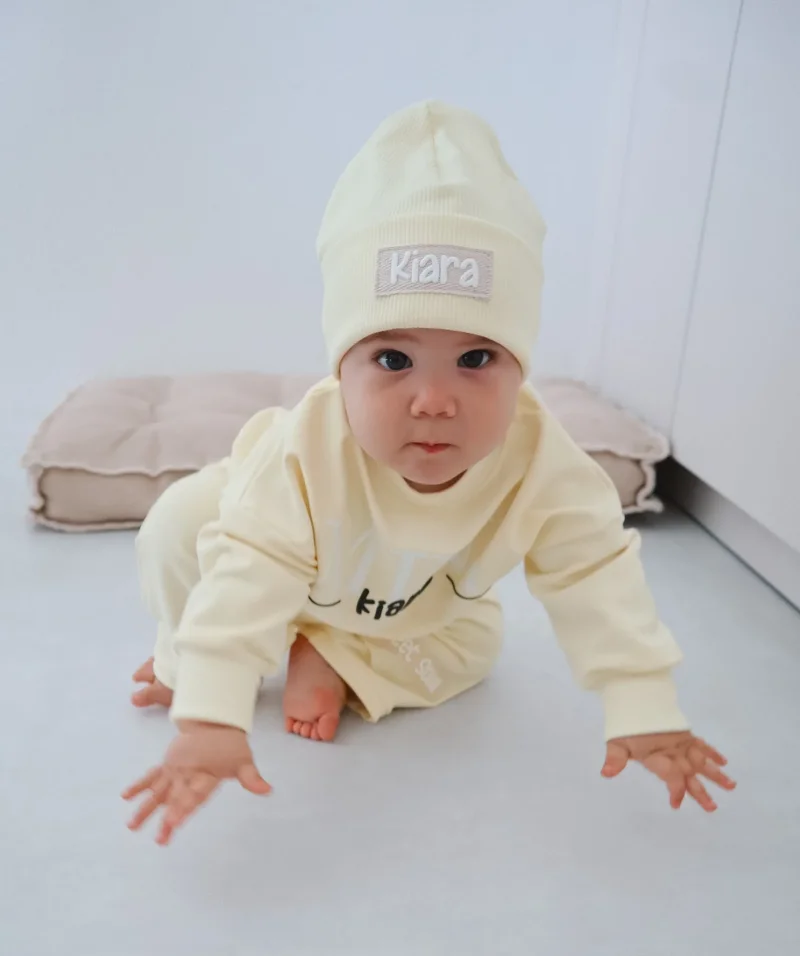 Oversize Sweater MiniMe - Personalisiert Butter Yellow