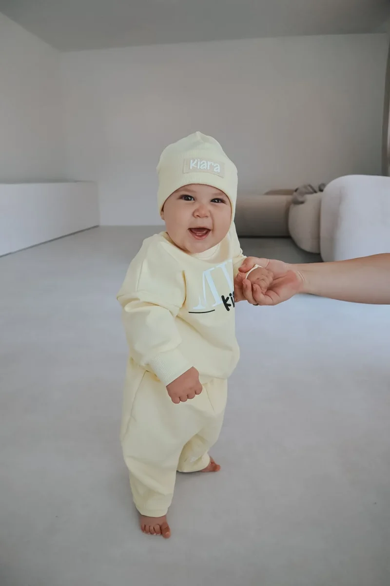 Oversize Sweater MiniMe - Personalisiert Butter Yellow