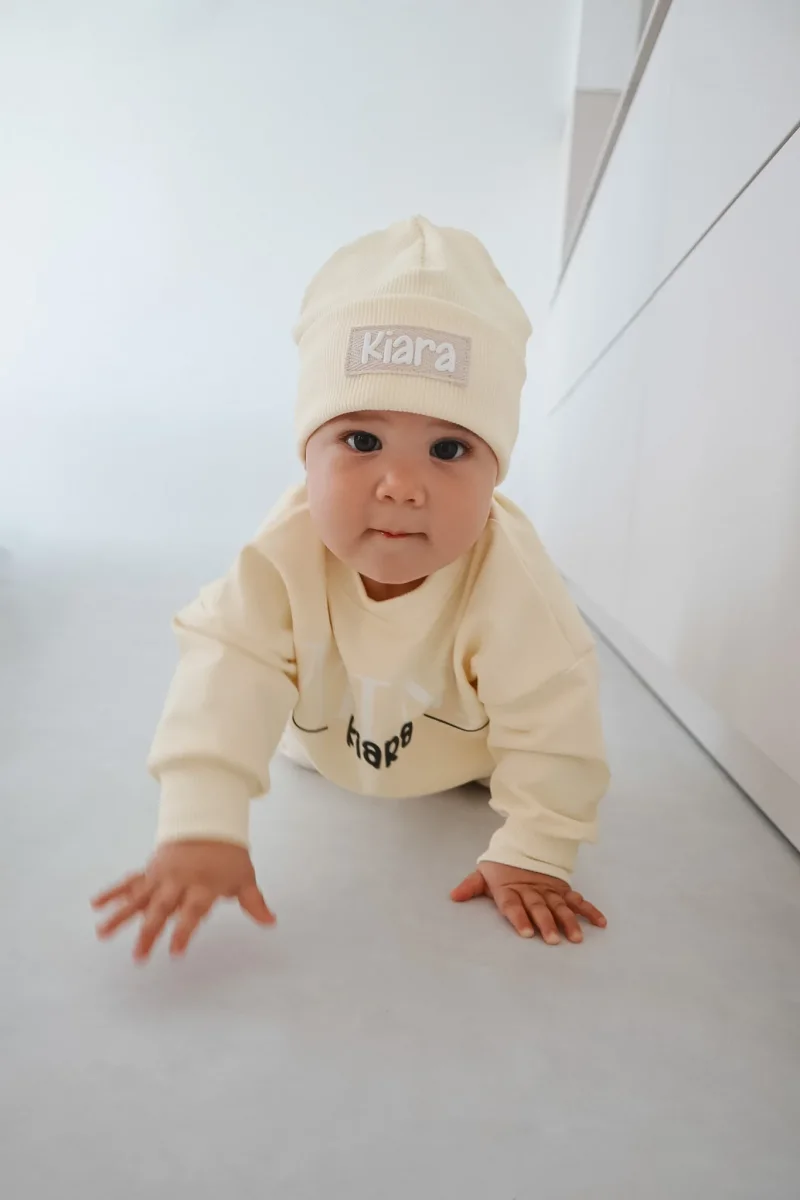 Oversize Sweater MiniMe - Personalisiert Butter Yellow