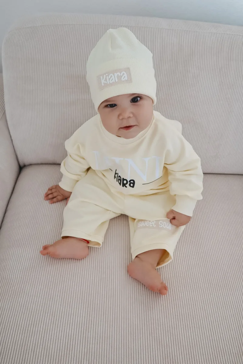 Oversize Sweater MiniMe - Personalisiert Butter Yellow