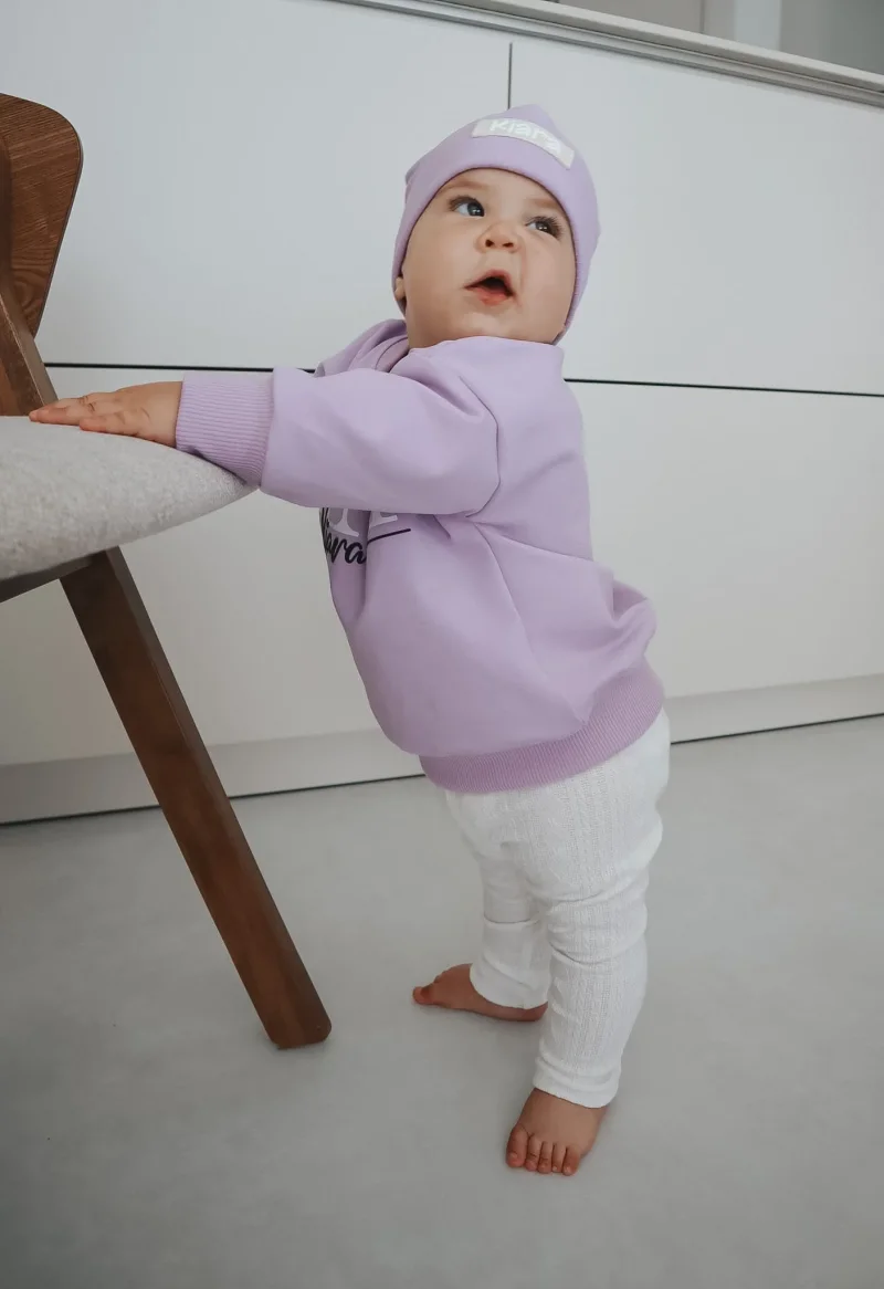 Oversize Sweater MiniMe - Personalisiert Flieder