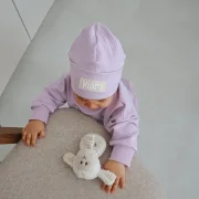 Oversize Sweater MiniMe - Personalisiert Flieder