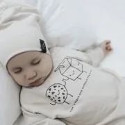 Lässige Slub Basic Beanie in Dunkelbeige aus leichtem French Terry J&B Design