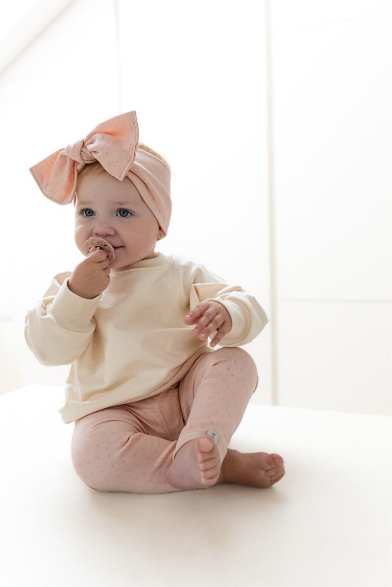 Chunky Headband - Rosa Pointelle