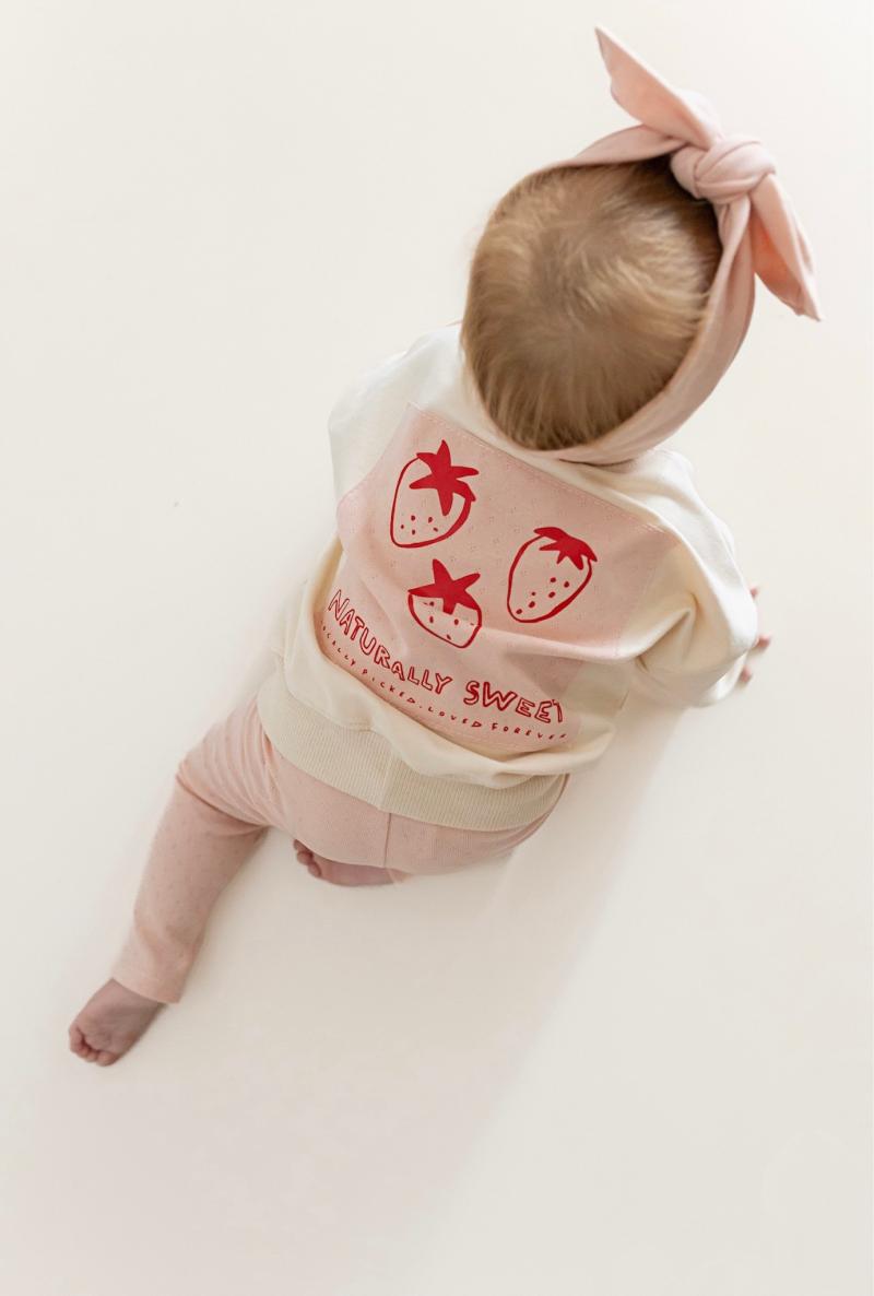 Chunky Headband - Rosa Pointelle